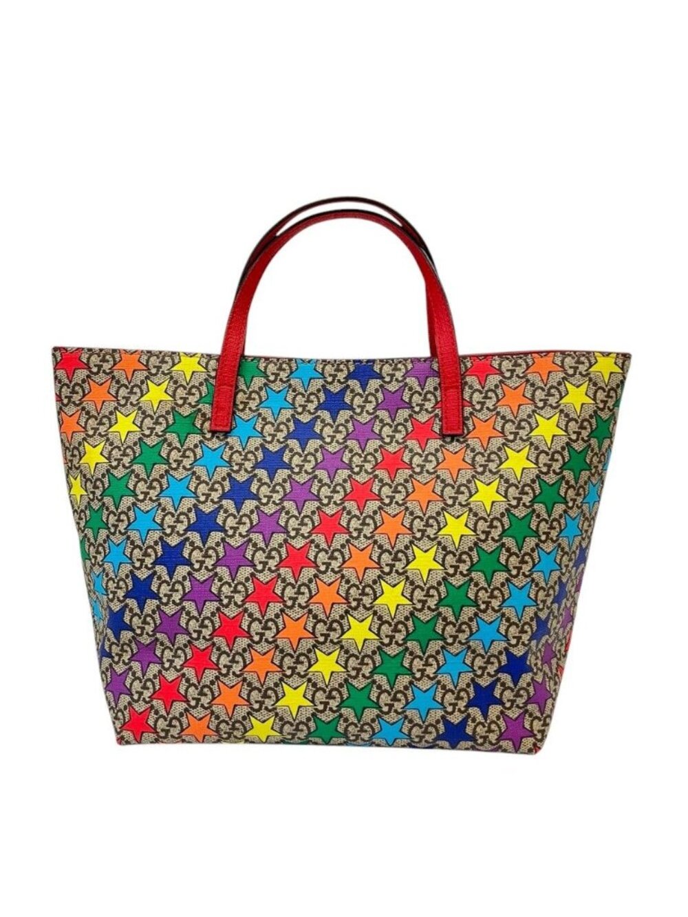 Gucci Children's GG Supreme Star Print Tote Bag Multicolor Kids